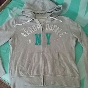 ☆Sparkly Aeropostale zip up☆